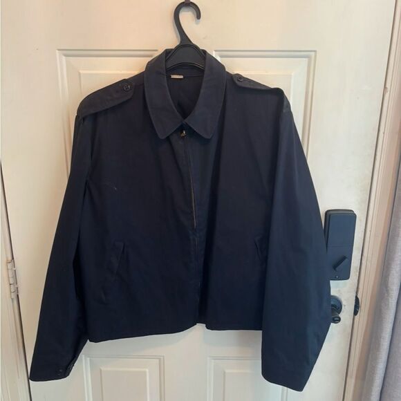 Vintage 1960s Creighton U.S. Navy Military Deck Jacket size L36 - Picture 2 of 7